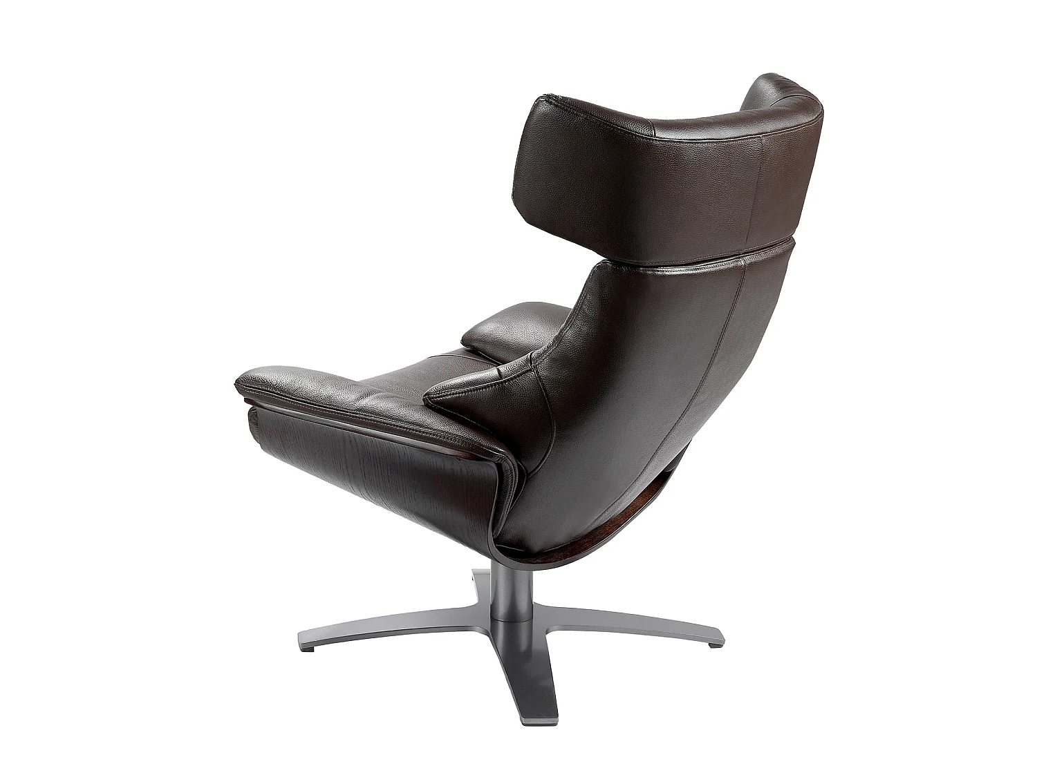 Poltrona reclinabile in pelle marrone cioccolato 5022 ANGEL CERDA