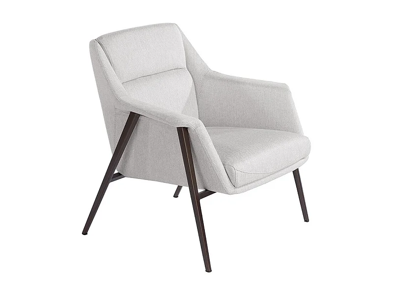 Witte stoffen gestoffeerde fauteuil 5010 ANGEL CERDA