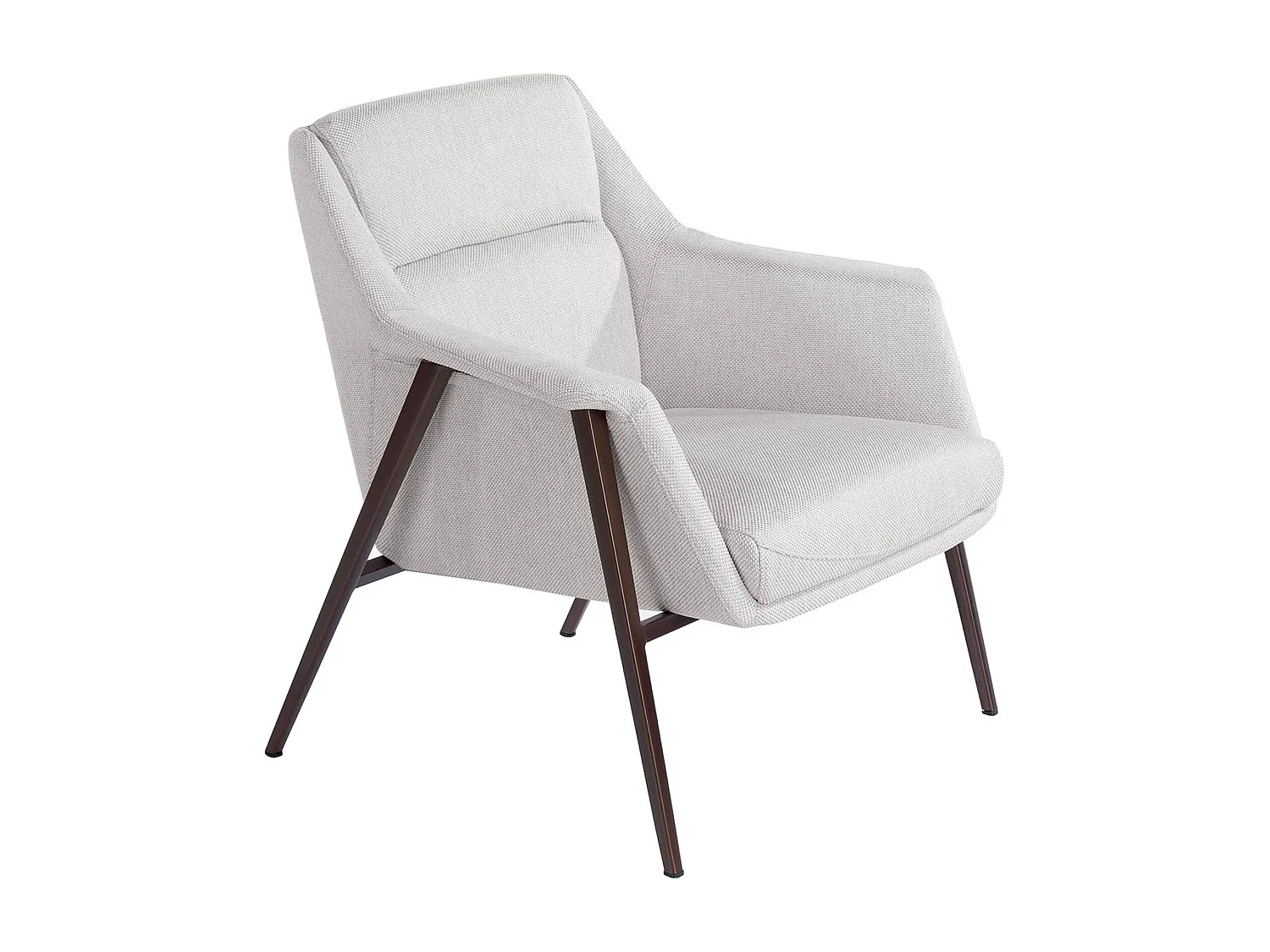 Fauteuil en tissu blanc 5010 ANGEL CERDA