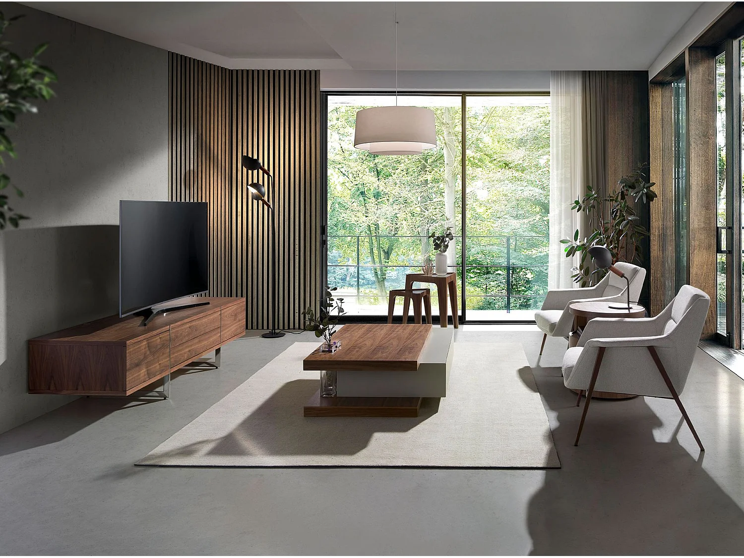 Fauteuil en tissu et pieds en acier brun 5010 ANGEL CERDA