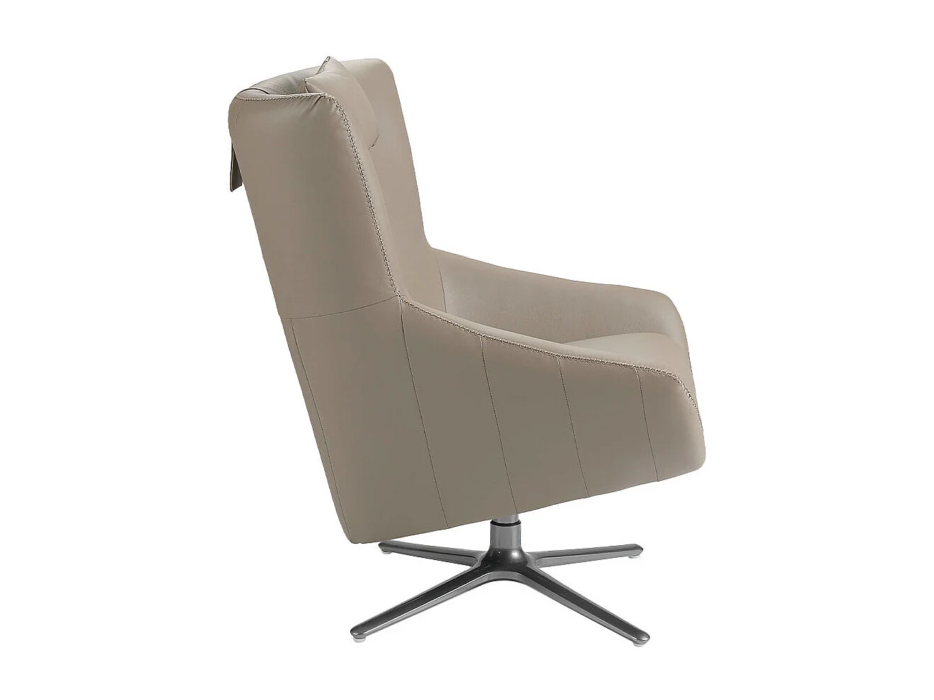Mink eco-leren draaifauteuil 5044 ANGEL CERDA