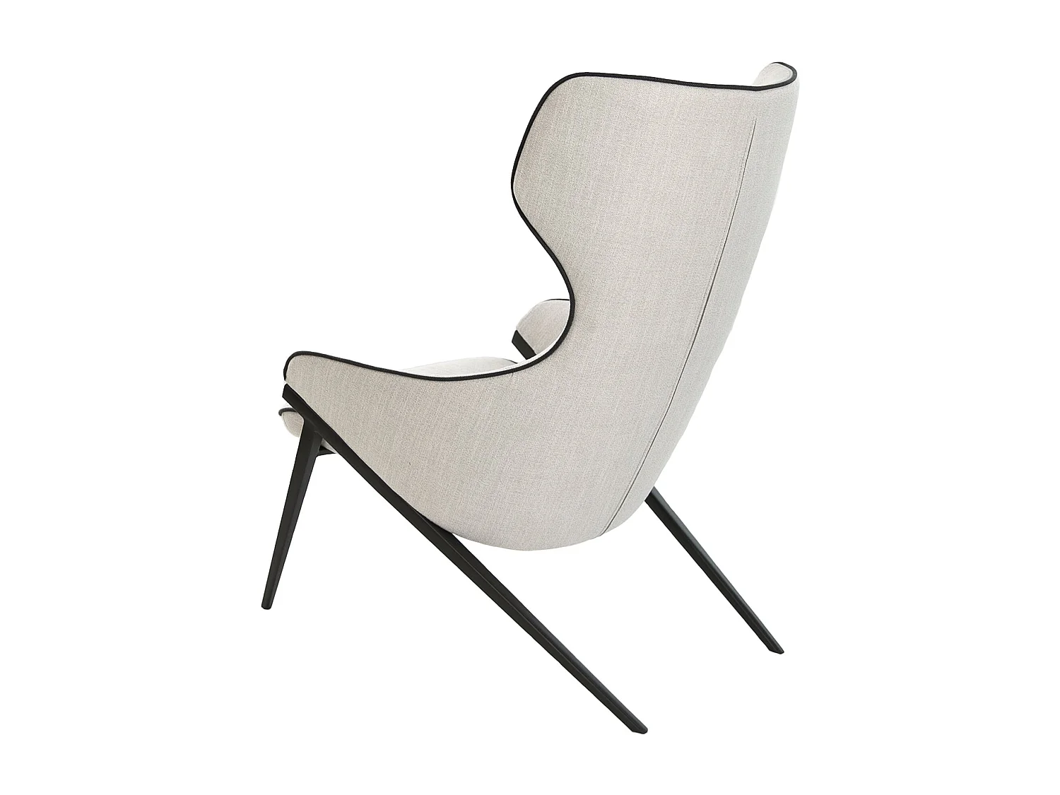 Fauteuil en tissu gris 5009 ANGEL CERDA