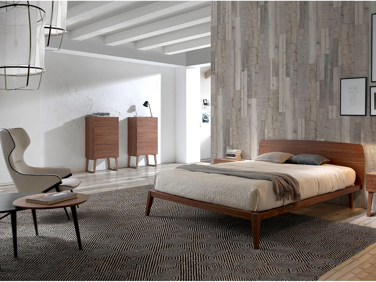 Poltrona em tecido cinzento 5009 ANGEL CERDA