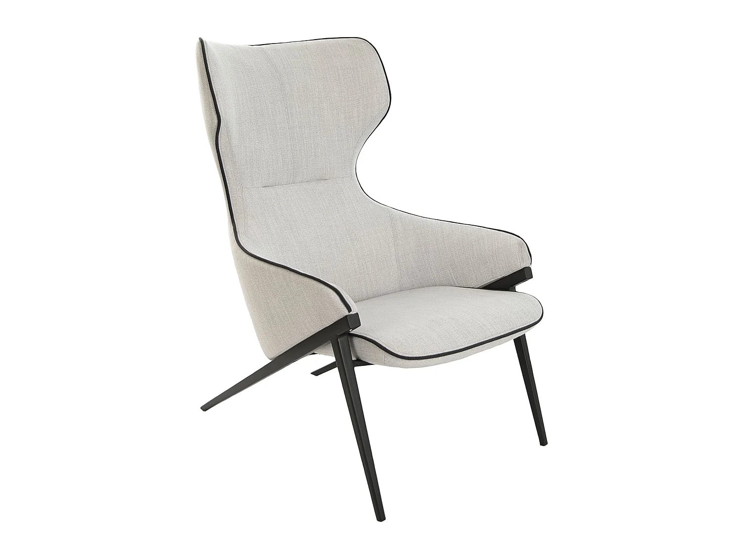 Sessel aus grauem Stoff 5009 ANGEL CERDA