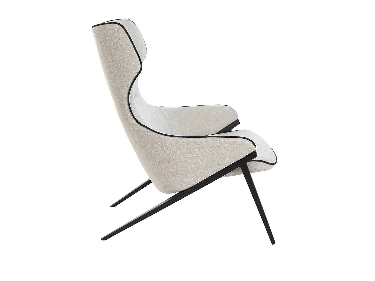 Sessel aus grauem Stoff 5009 ANGEL CERDA