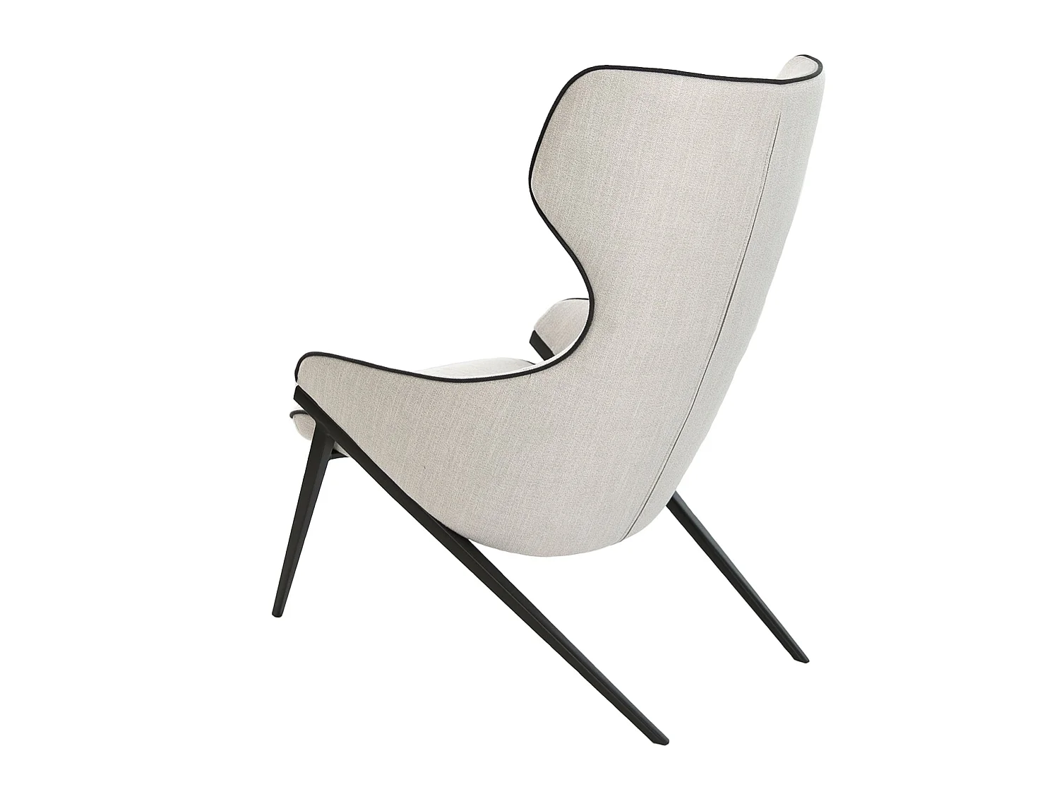 Sessel aus grauem Stoff 5009 ANGEL CERDA