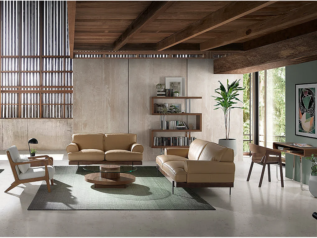 Notenhouten console met opbergruimte 3000 ANGEL CERDA