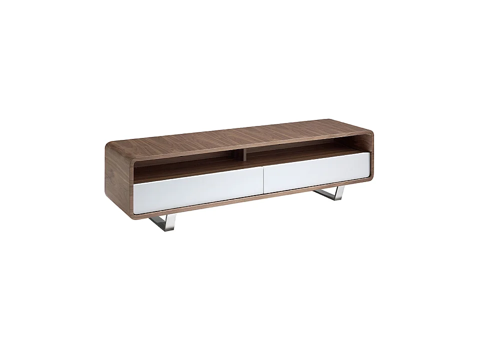 Walnoot en wit TV-meubel 3046 ANGEL CERDA