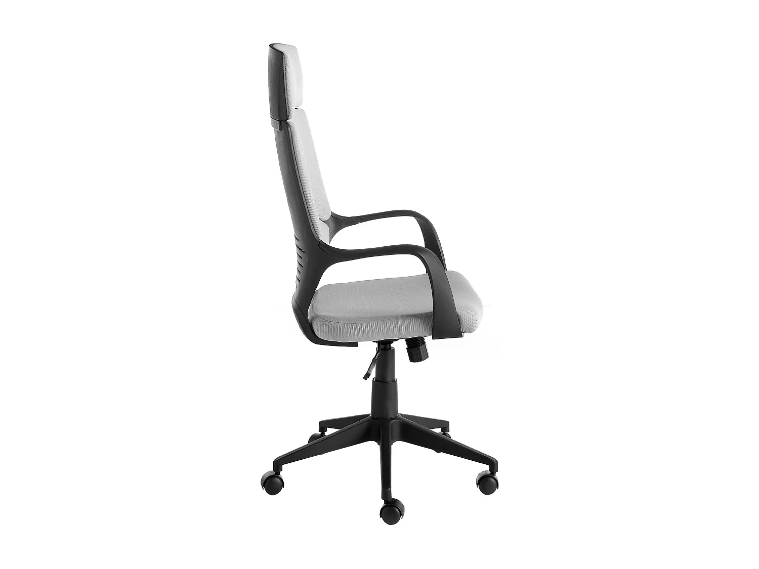 Sedia da ufficio rivestita in tessuto grigio con braccioli   4076 ANGEL CERDA