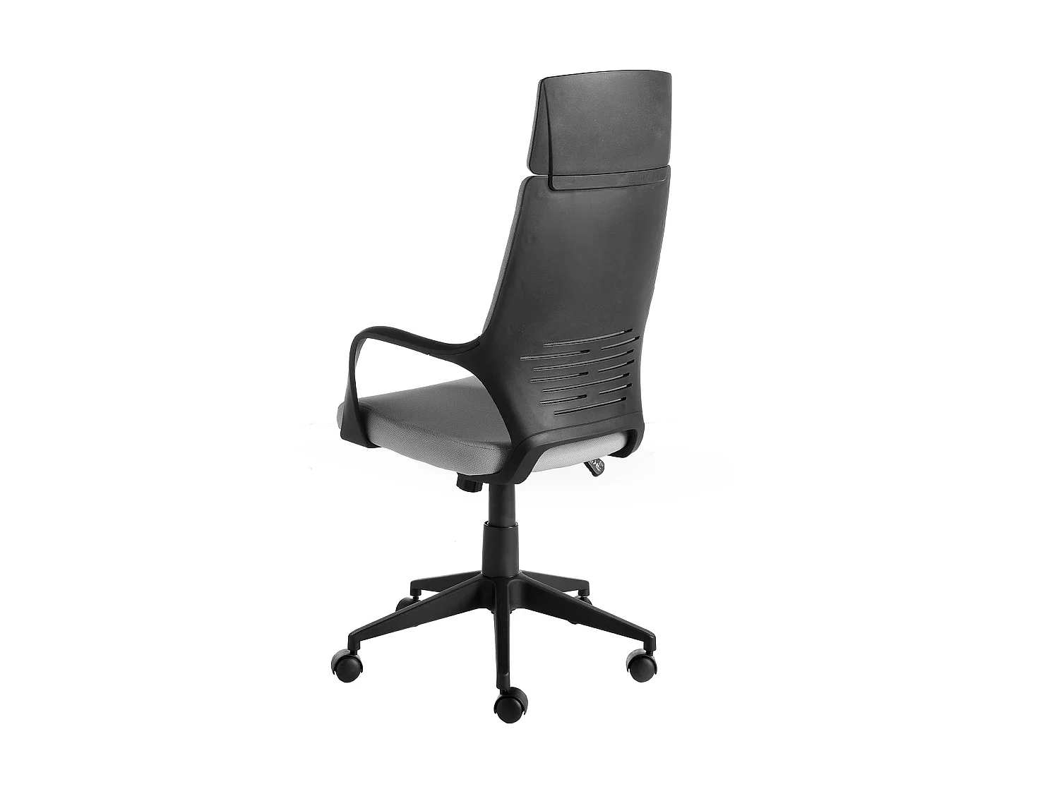 Chaise de bureau rembourrée en tissu gris avec accoudoirs 4076 ANGEL CERDA