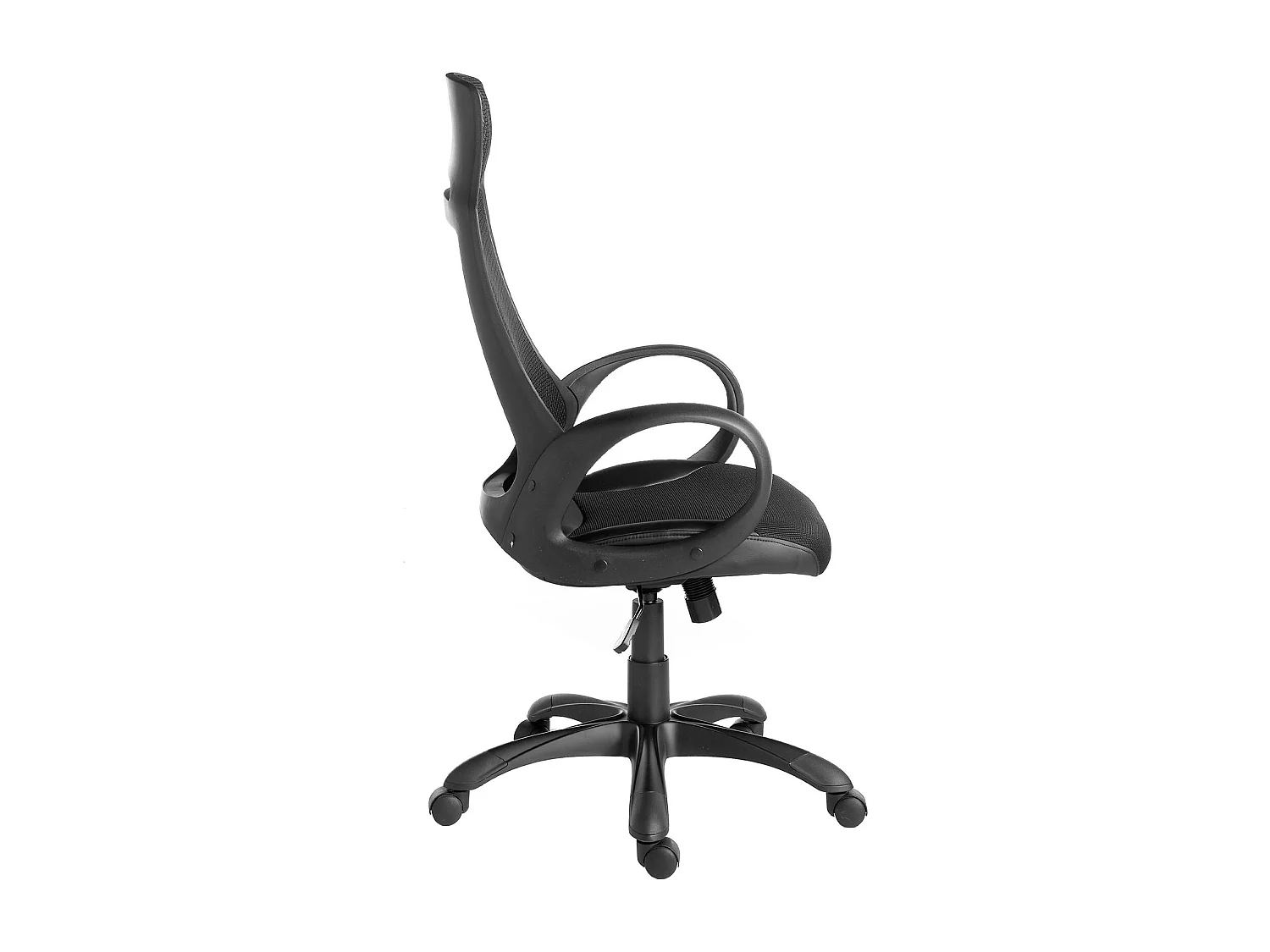 Fauteuil de bureau pivotante en tissu noir 4074 ANGEL CERDA