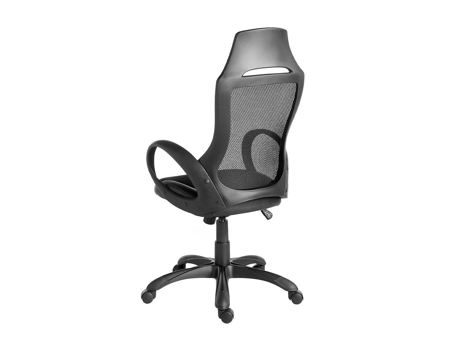 Fauteuil de bureau pivotante en tissu noir 4074 ANGEL CERDA