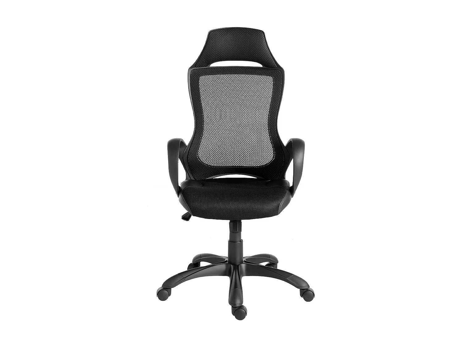 Fauteuil de bureau pivotante en tissu noir 4074 ANGEL CERDA