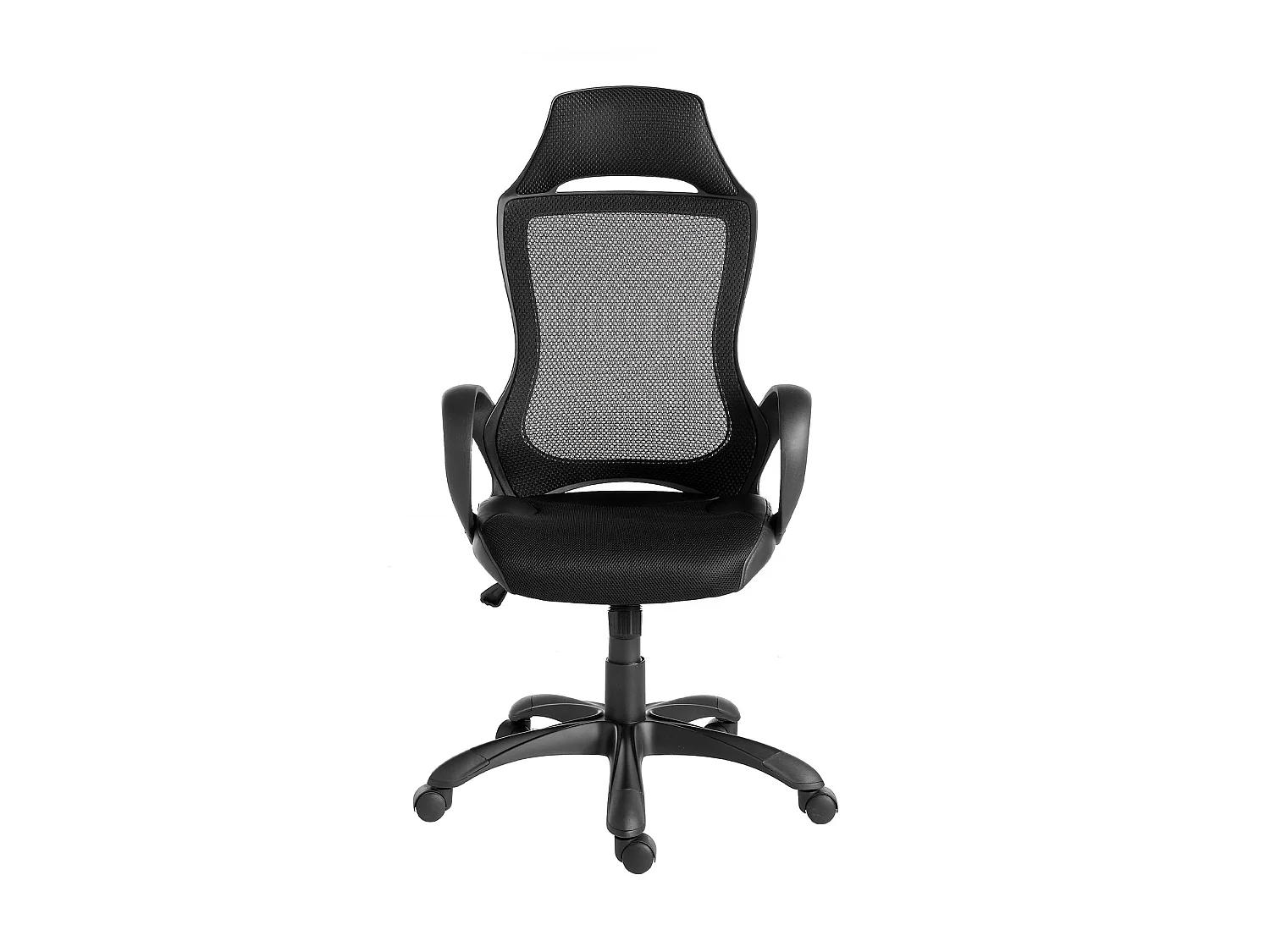 Cadeira de escritório giratória em tecido preto 4074 ANGEL CERDA