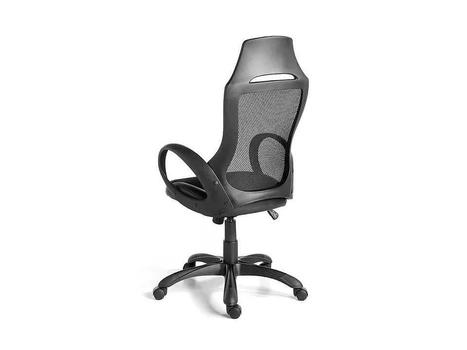 Fauteuil de bureau pivotante en tissu noir 4074 ANGEL CERDA