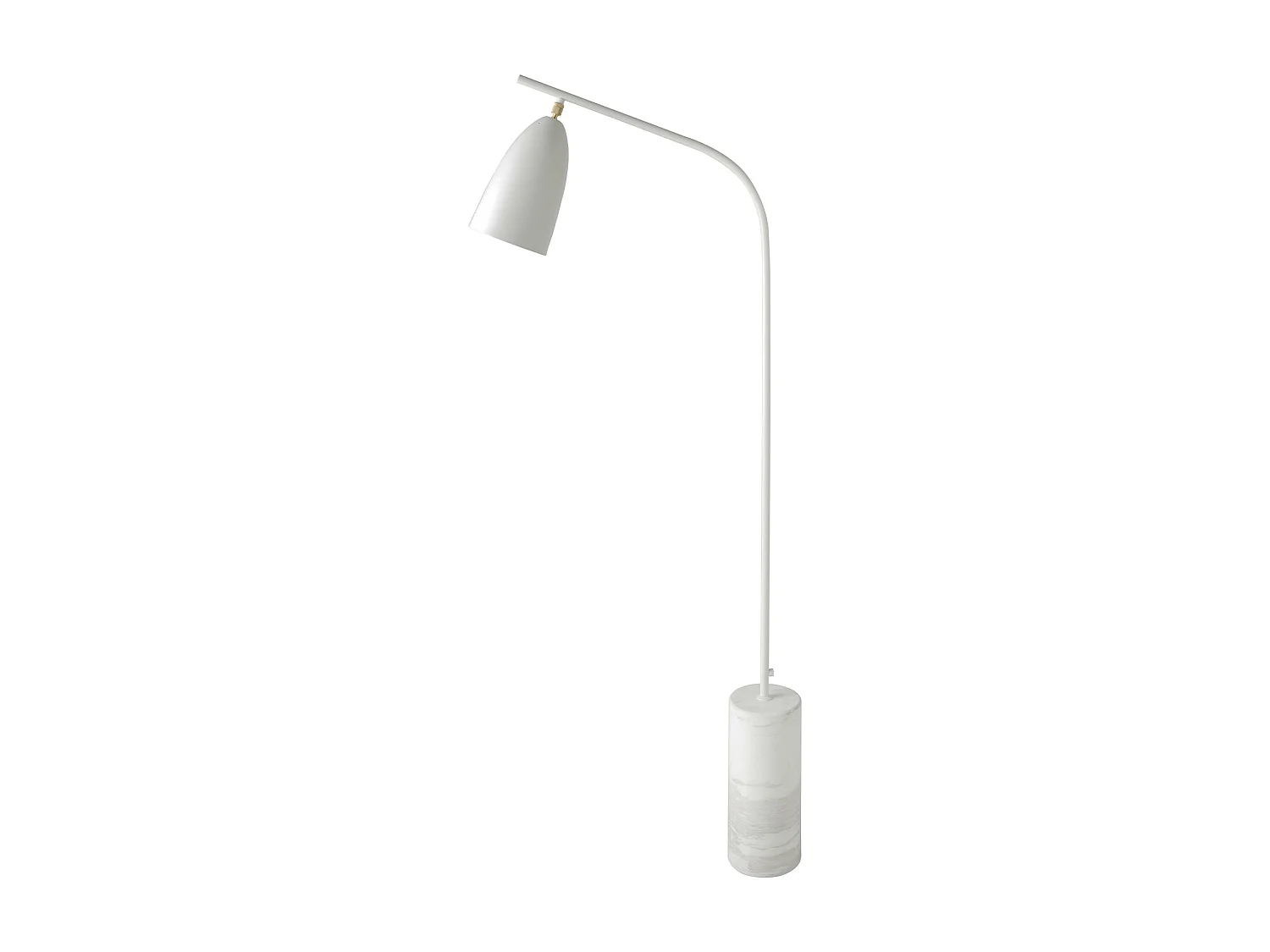 Stehleuchte aus Marmor und weißem Stahl 8036 ANGEL CERDA