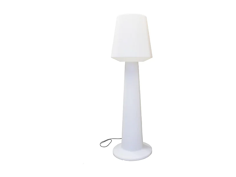 Lampadaire ext filaire AUSTRAL Blanc Polypropylène H110CM