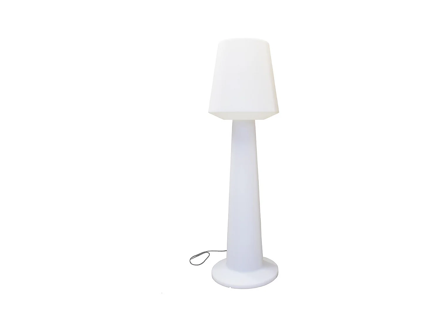 Lampadaire ext filaire AUSTRAL Blanc Polypropylène H110CM