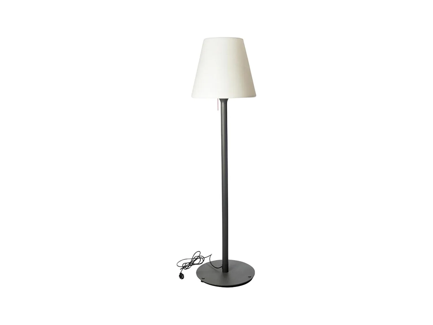 Lampadaire ext filaire STANDY Blanc Polyéthylène H180CM