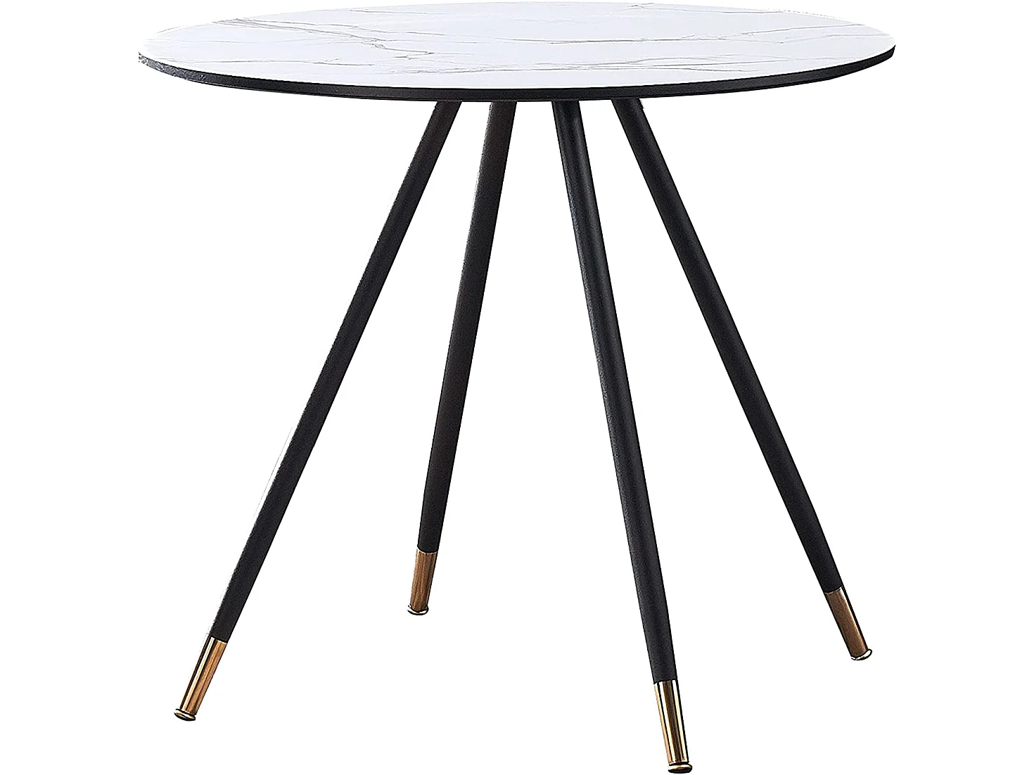 DORCHESTER - Table basse ronde Style Scandinave - Blanche