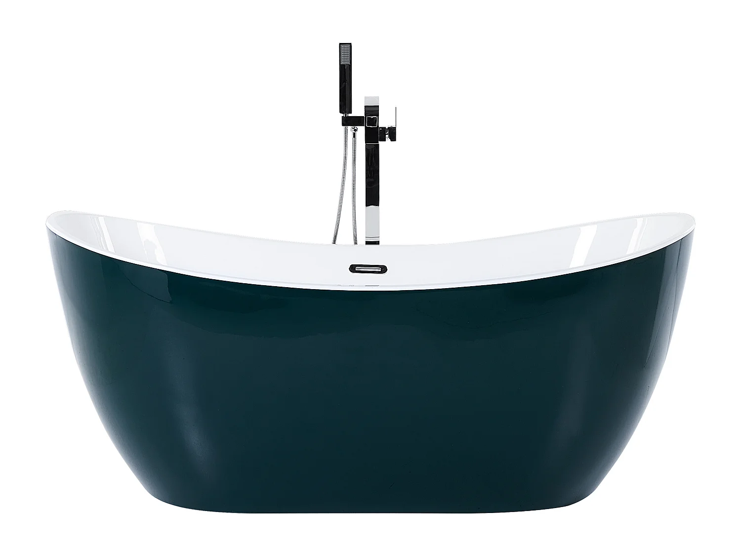 Baignoire îlot ANTIGUA 170 x 77 cm Bleu paon