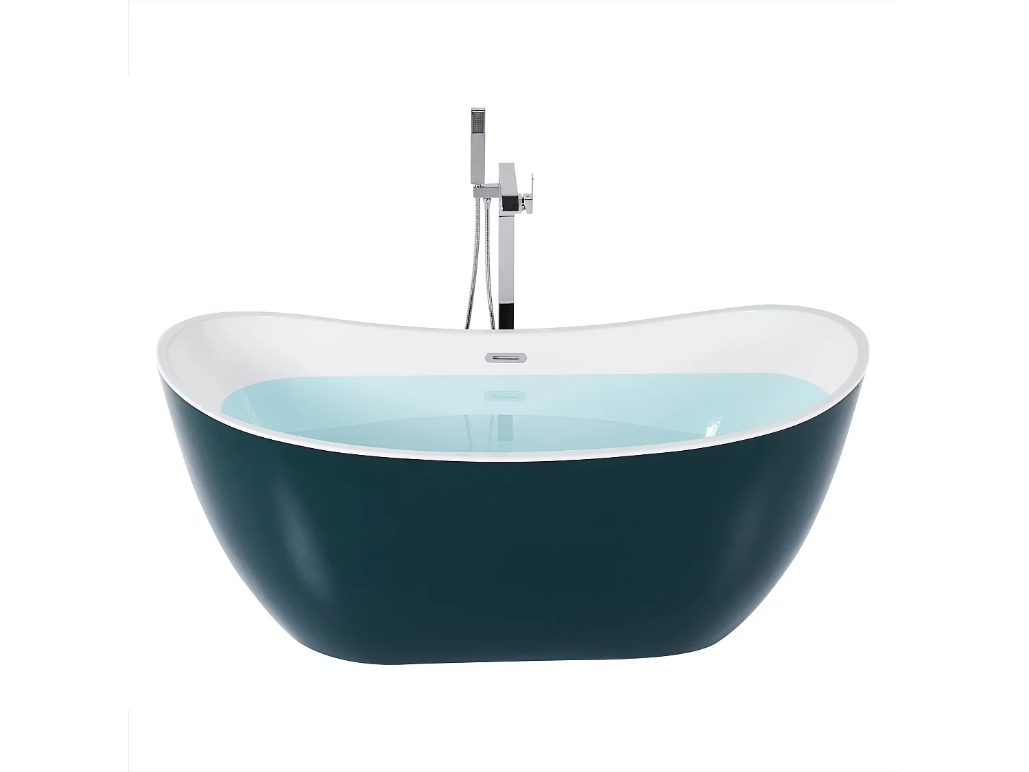 Vrijstaand bad ANTIGUA 170 x 77 cm Blauwgroen