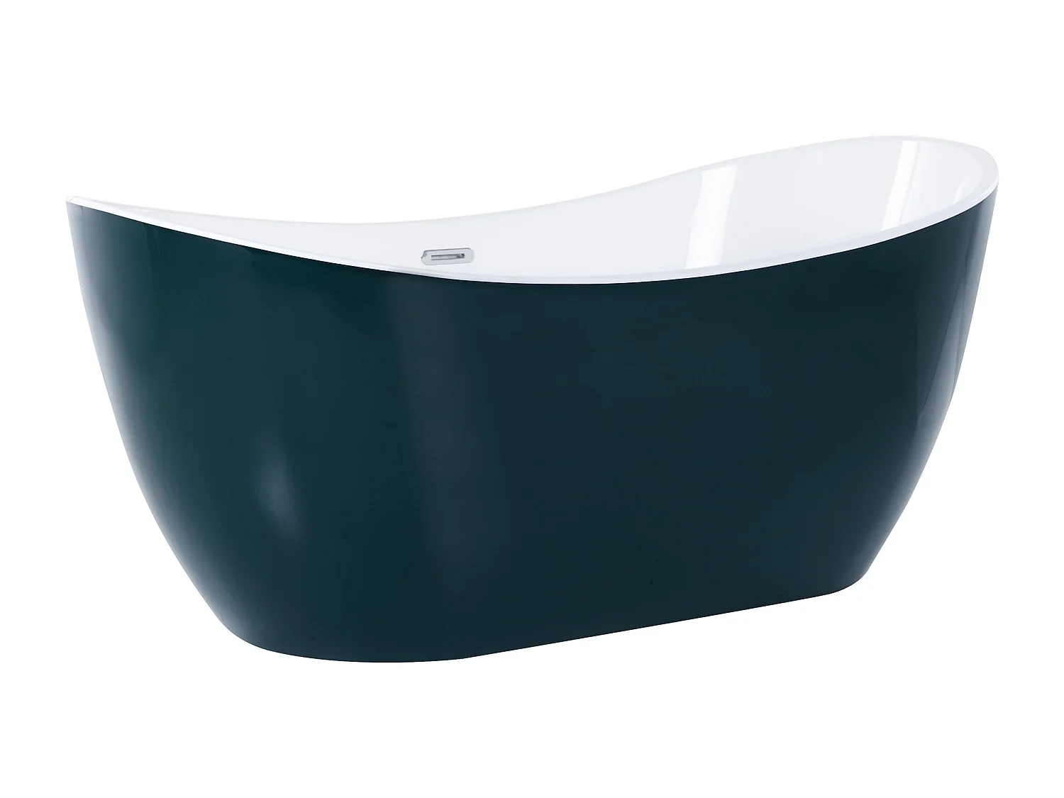 Baignoire îlot ANTIGUA 170 x 77 cm Bleu paon