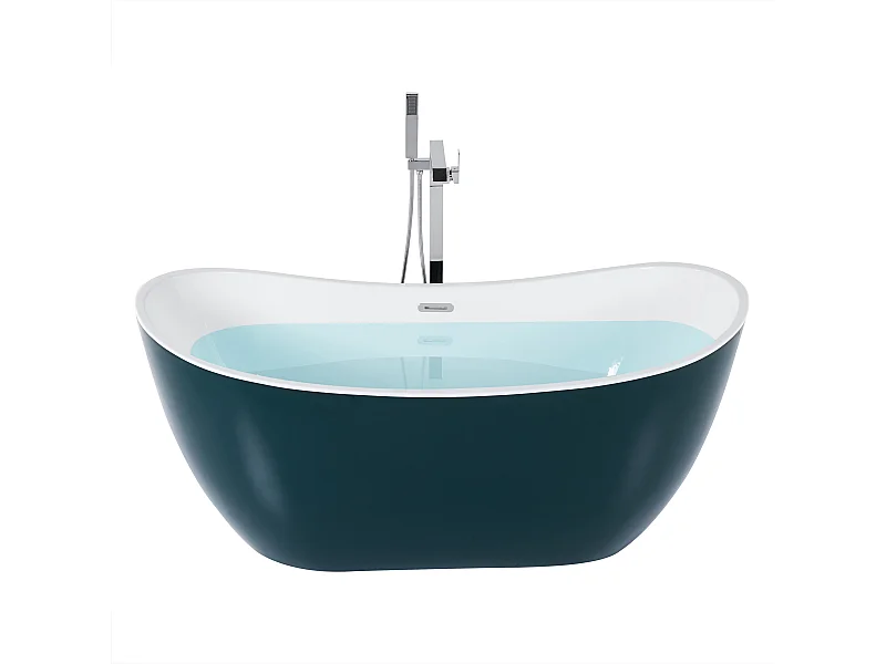 Banheira autónoma ANTIGUA 1700 x 770 mm Azul esverdeado