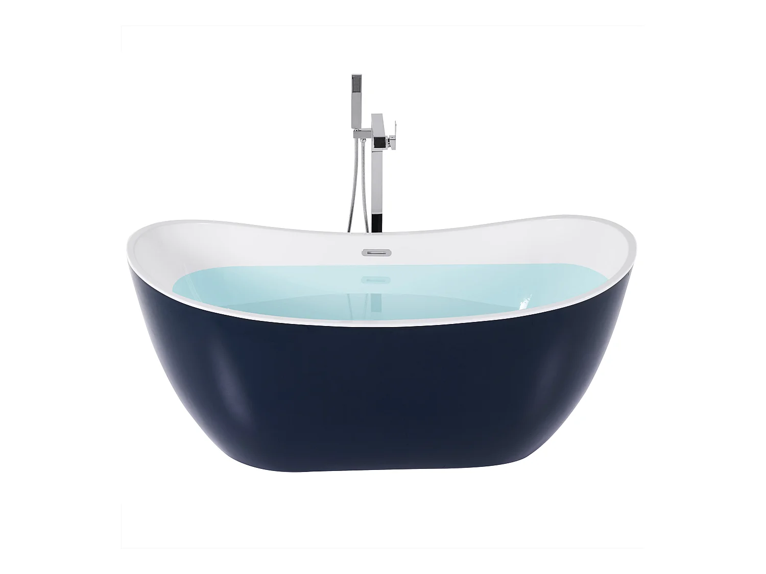 Vrijstaand bad ANTIGUA 170 x 77 cm Marineblauw