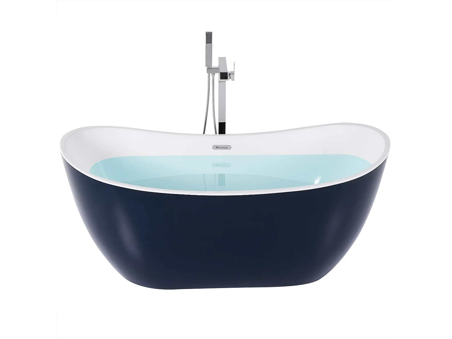 Vrijstaand bad ANTIGUA 170 x 77 cm Marineblauw