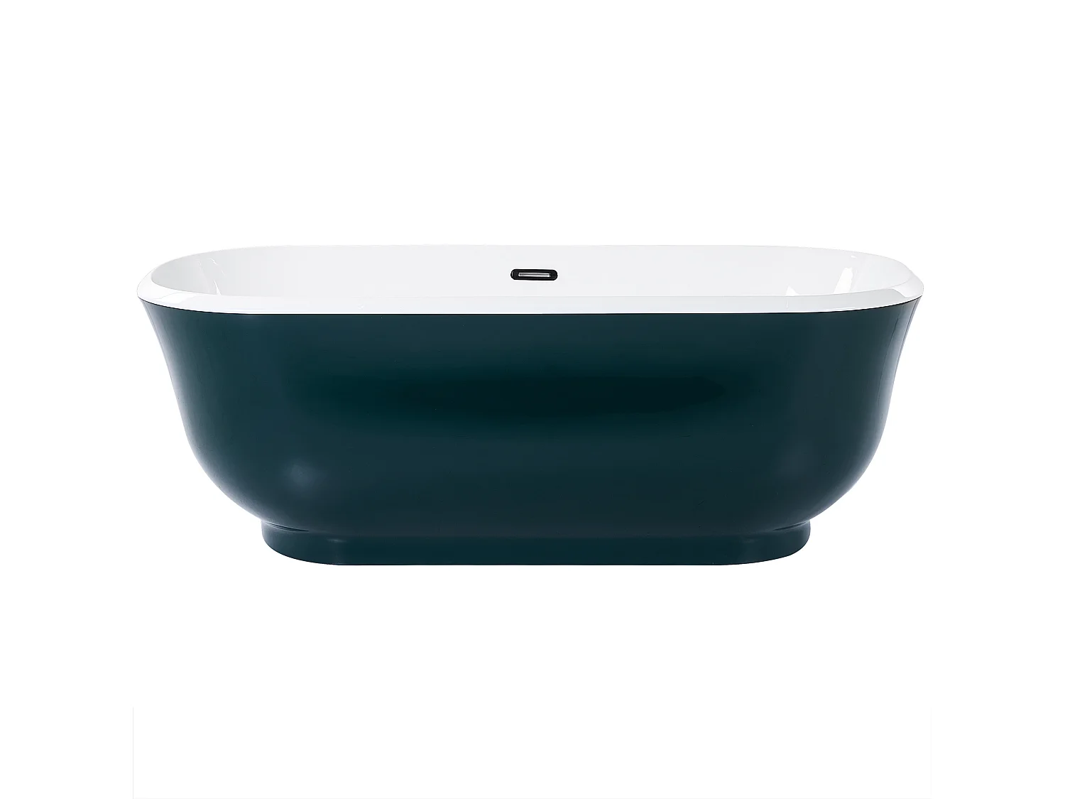 Baignoire îlot TESORO 170 x 77 cm Bleu paon