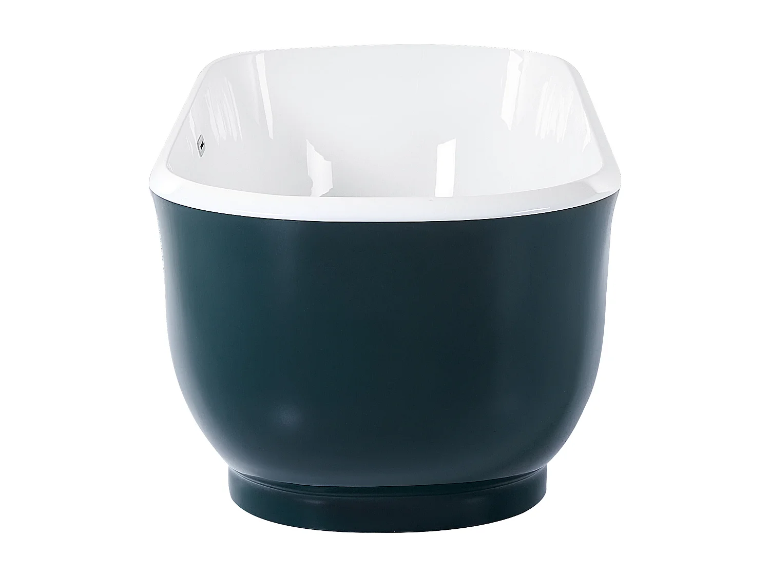 Baignoire îlot TESORO 170 x 77 cm Bleu paon