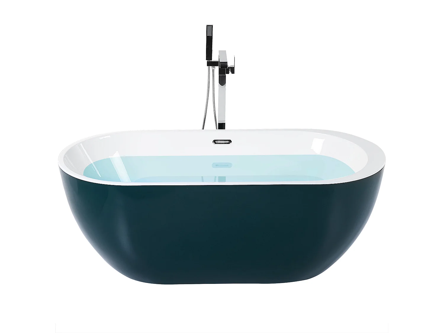 Banheira autónoma NEVIS 1700 x 800 mm Azul esverdeado