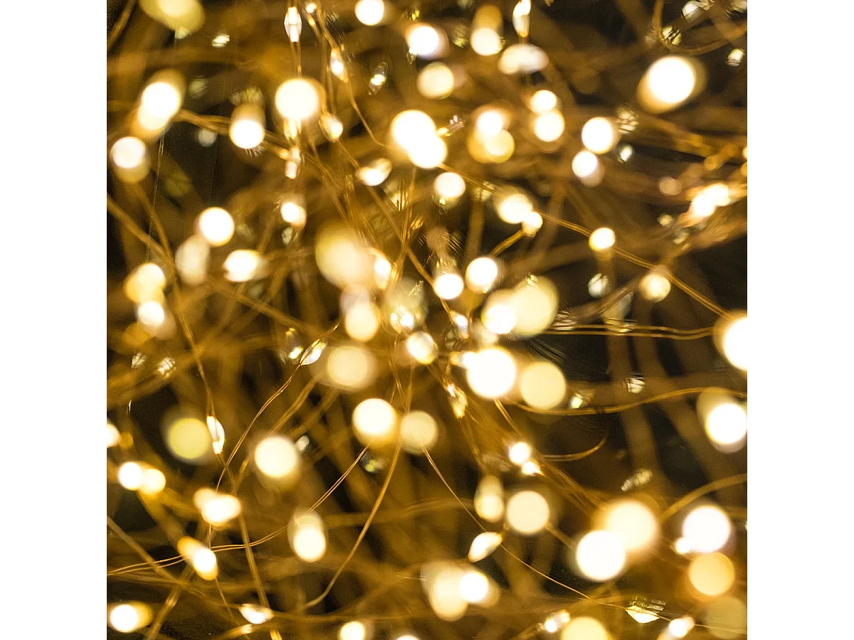 Guirlande lumineuse solaire 100 micro leds SKINNY Cuivre Cuivre 11,5M