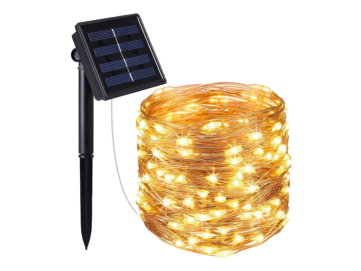 Guirlande solaire SKINNY 100 LED 11,5M