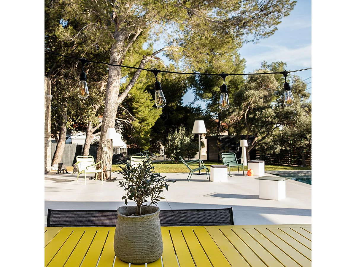 Guirlande lumineuse MAFY Noir Caoutchouc 10M