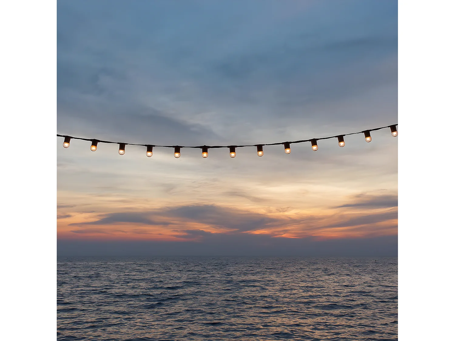 LICHTERKETTE koppelbare 5M 10xE27 LINK ME