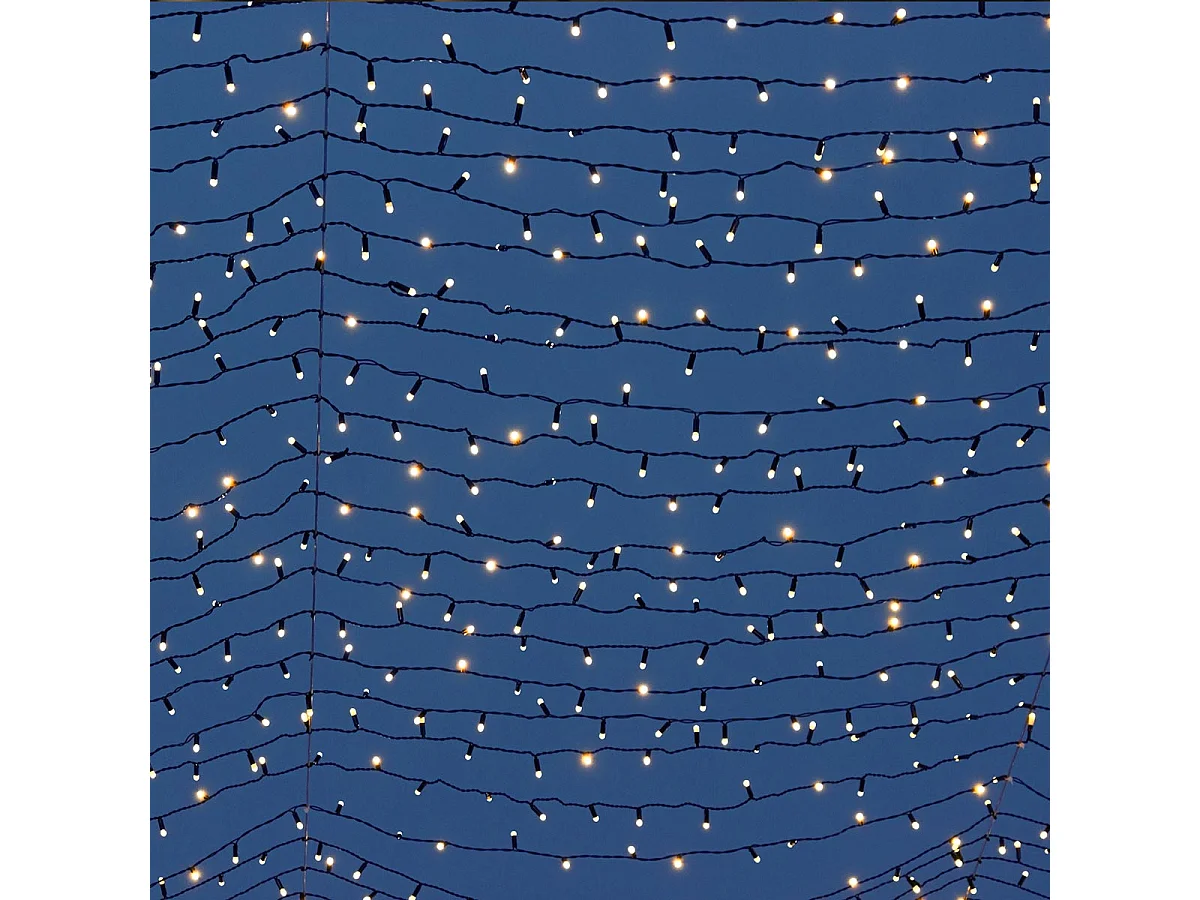 Guirlande solaire YOGY WARM 200 LED 16.3M