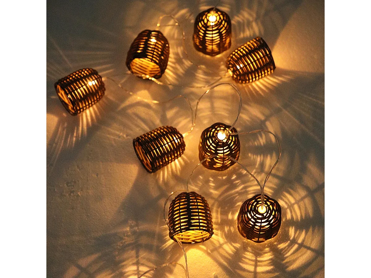 Guirlande solaire FORMENTERA 10 ampoules 3.8M