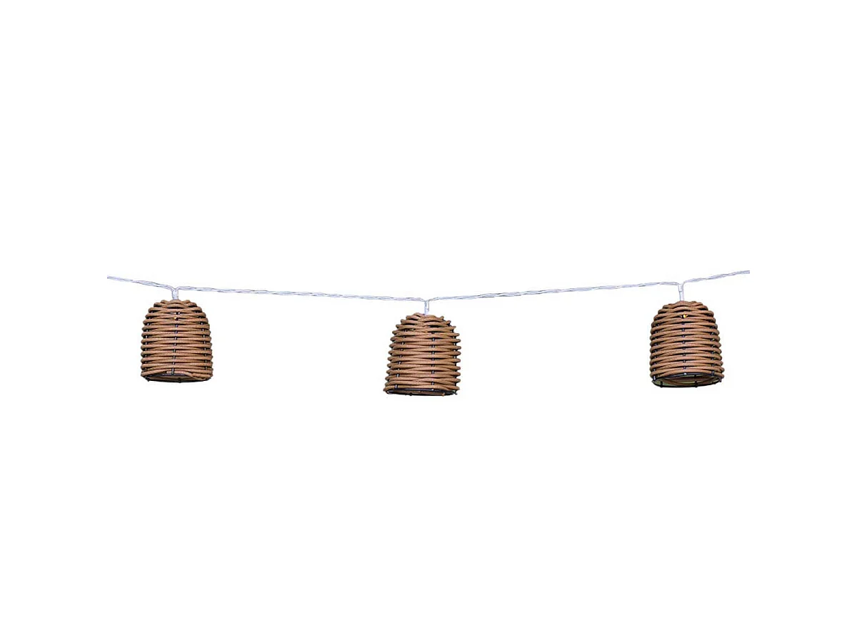 Guirlande solaire FORMENTERA 10 ampoules 3.8M