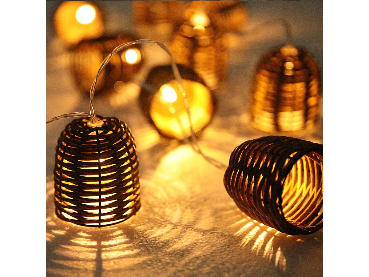 Guirlande solaire FORMENTERA 10 ampoules 3.8M