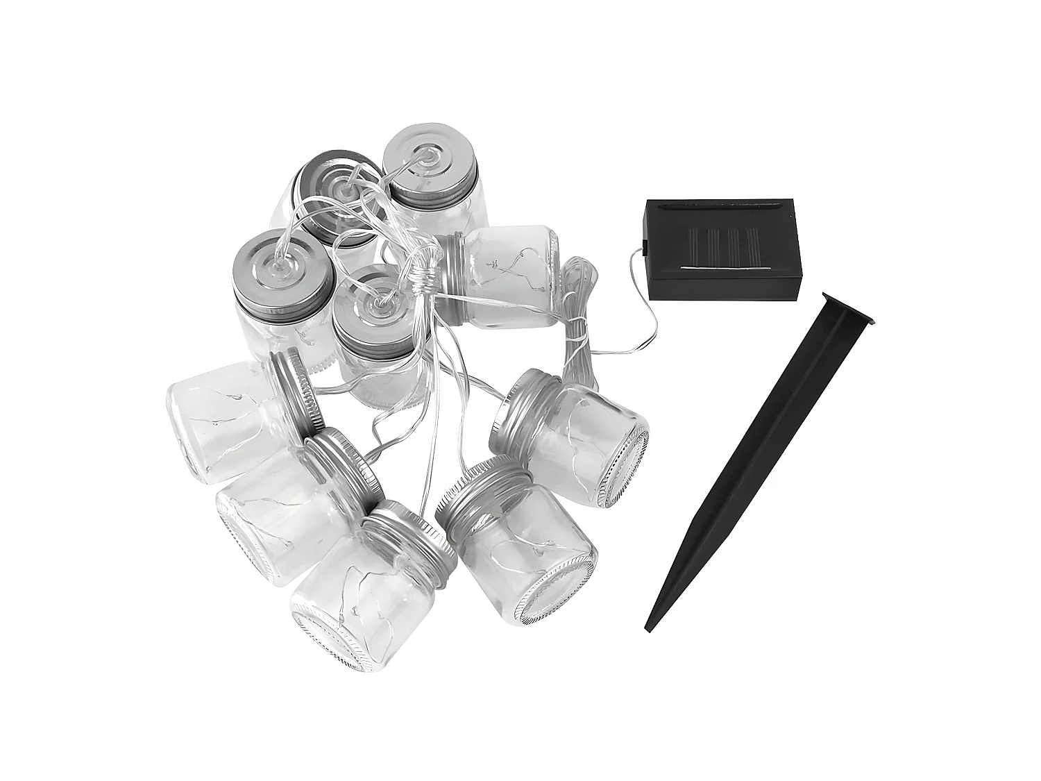 Garland glazen potten 4M BOKY