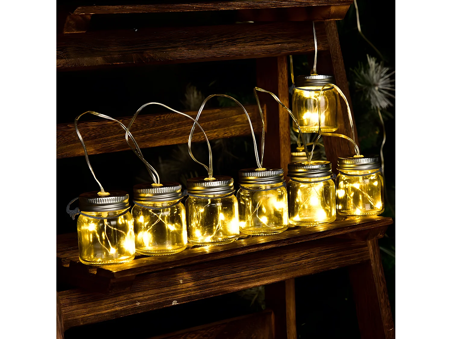 Guirlande bocaux en verre BOKY Transparent Verre 4M