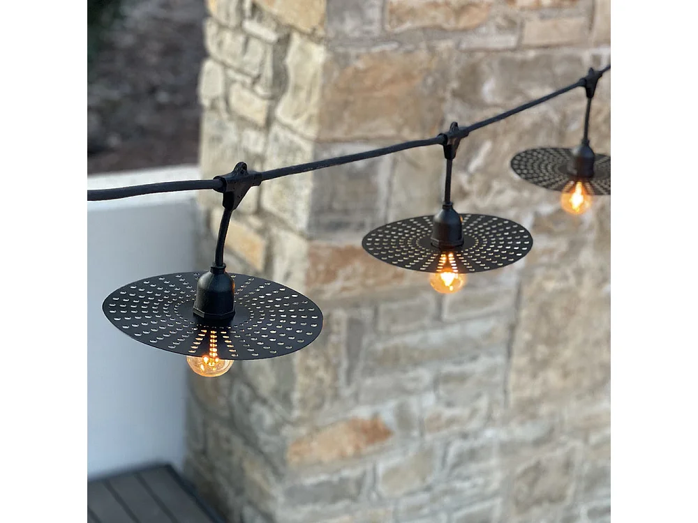 Guirlande lumineuse PLANET Noir Metal 6M 10xE27