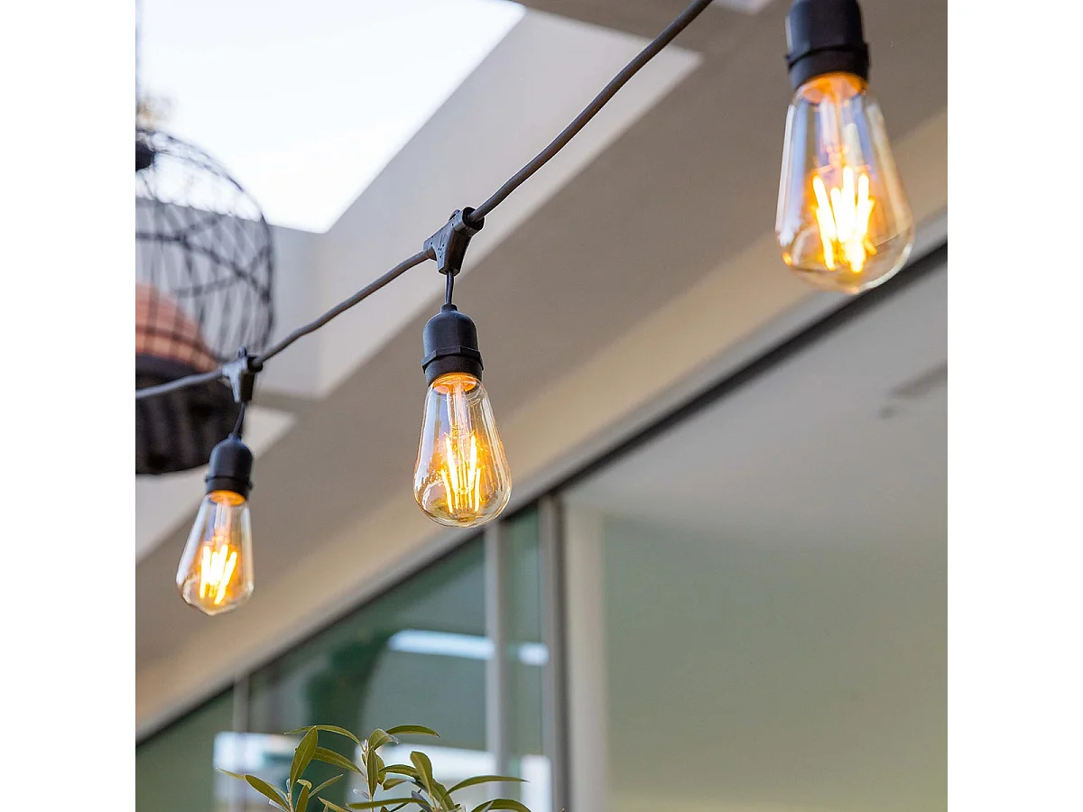 Guirlande lumineuse MAFY Noir Caoutchouc 6 mètres