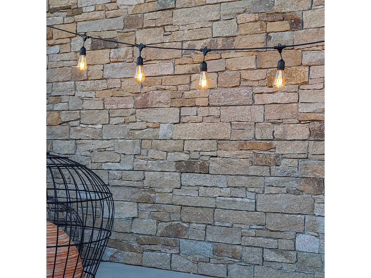 Guirlande lumineuse MAFY Noir Caoutchouc 6 mètres