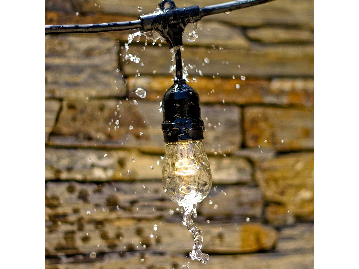 Guirlande lumineuse MAFY Noir Caoutchouc 6 mètres