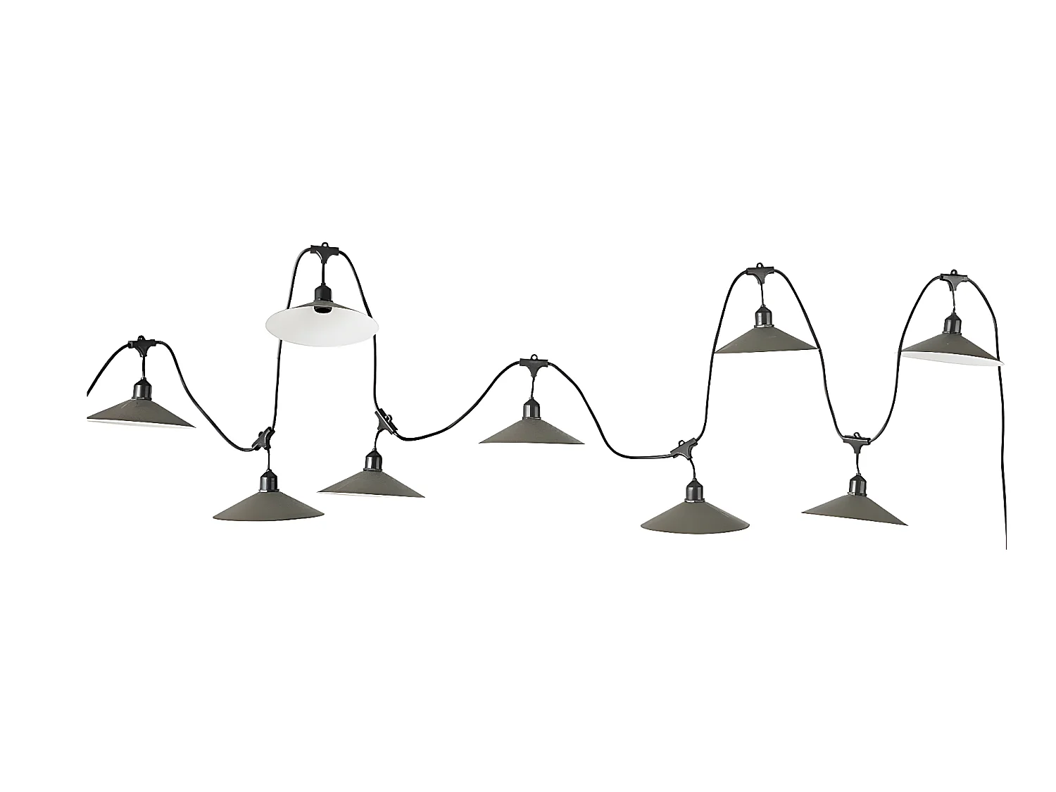 LICHTERKETTE vintage 6M 10xE27 VINTY