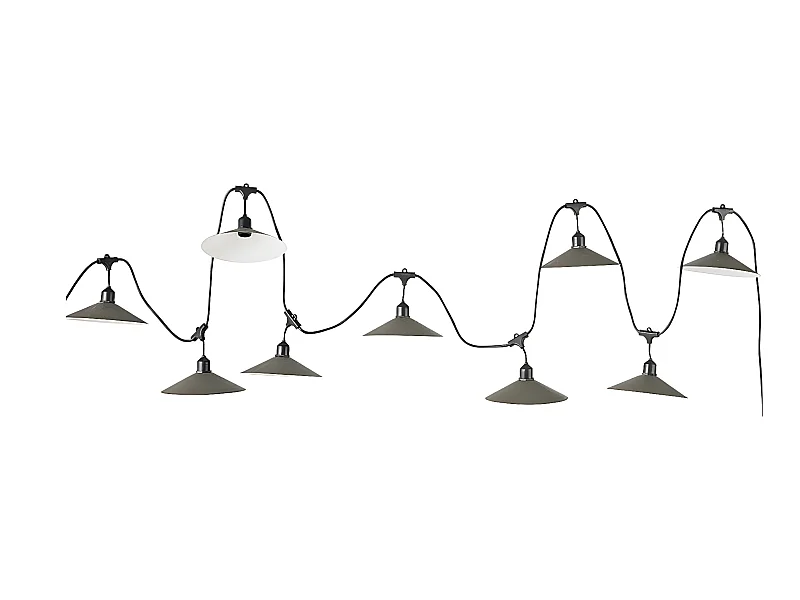 LICHTERKETTE vintage 6M 10xE27 VINTY