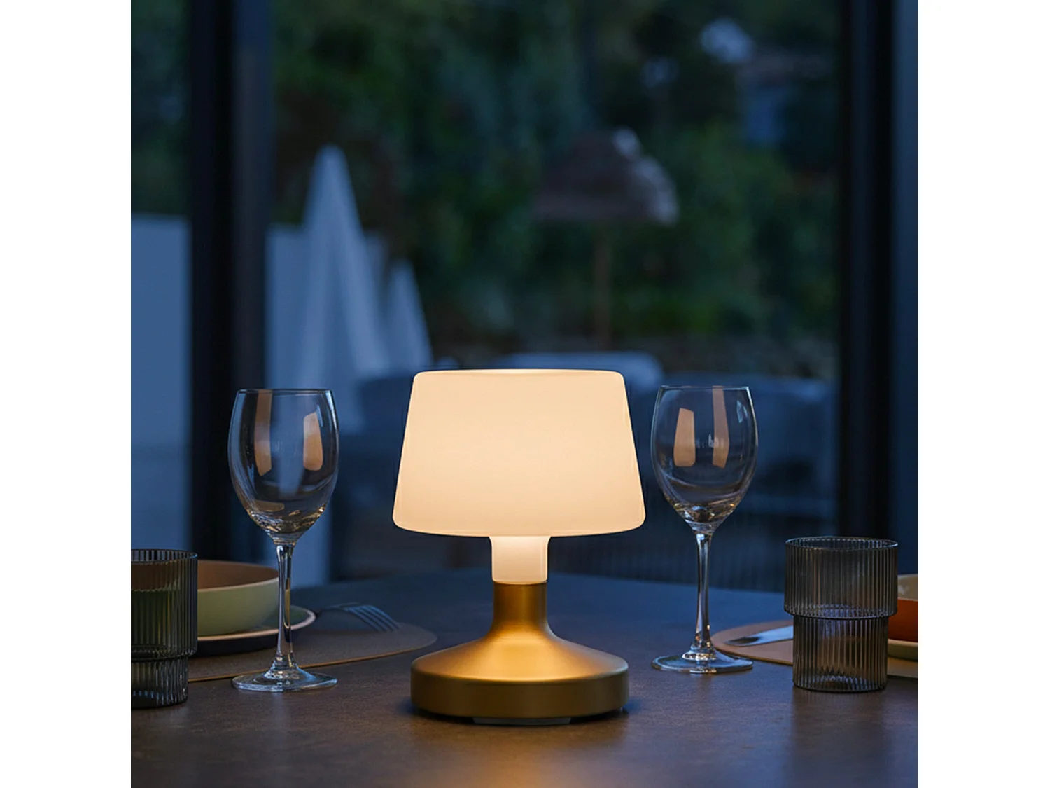Lampe de table touch HELEN OrH21cm